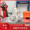 Motor Neumático Ruian Yuansha Motor Neumático Tipo Pistón Tmh025 Modelo Básico Se Puede Equipar con un Reductor de Brida y Es Resistente al Polvo