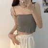 Roupas Femininas de Verão Europeias e Americanas Transfronteiriças Novo Estilo Roupa Íntima Roupa Externa Sexy Hot Girl Ajuste Slim Camisole Curta Regata Em Estoque Outros