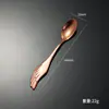 Asas de aço inoxidável 304 Garfo de colher Amazon novo talheres infantis colher de café garfo de frutas conjunto criativo