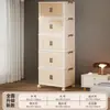 Caixa de Armazenamento Dobrável Grande Capacidade Armário de Armazenamento Extra Grande Porta Dupla Caixa Organizadora Doméstica Armário para Roupas Cobertores Colchas