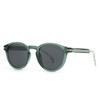 Gafas de sol de moda para fotografía callejera, marco estrecho europeo y americano, anti luz azul, lente plana, encanto moderno retro 1111