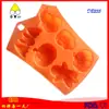 Más de 6 incluso Murciélago de Halloween Fantasma Calabaza Cráneo Dibujos Animados Molde de Silicona para Pastel Molde para Jabón Hecho a Mano DIY