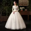 Vestido de Novia Principal Estilo Bosque 2026 Modelo Nuevo, Elegante Vestido de Novia de Princesa de Manga Larga Simple Adelgazante Soñador de Gama Alta Ligero