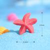 Artesanías de Resina para Micro-Paisajes Adornos Pequeños Playa Océano Fondo Marino Paisajismo Serie de Estrellas de Mar Hecho a Mano