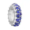 Panjia Nova Quente Diamante Azul Borboleta Amor Quadrado Diamante Salto Alto Miçangas DIY Pulseira Colar Acessórios Lote