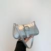 Moda Popular Simples Elegante Feminina 2024 Retrô Lazer Outono e Inverno Trabalho Texturizado Estilo Ocidental Bolsa Transversal de Ombro para Mulheres