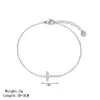 Pulsera de Cruz con Diamantes Completos de Lujo Ligero Estilo Coreano y Japonés para Mujer, Diseño de Nicho con un Toque de Alta Gama, Estilo Minimalista, Nuevo Modelo 2026, Versátil para el Trabajo