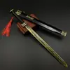 Espada Antiga Famosa Espada Espada de Qin Shihuang Espada Ruyi Modelo de Metal Arma Sem Fio Ornamento Liga Brinquedo Combinação