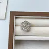 Anel Aberto de Design de Nicho Estilo Coreano para Mulheres, Anel Elegante para Senhoras, Anel Versátil de Dedo Indicador de Luxo Leve de Nicho Ins