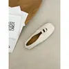 Sapatos Loafer Femininos Planos de Boca Rasa Nova Moda Primavera Versão Coreana 2026