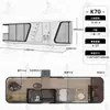 Lubanshu Estilo Camping al Aire Libre Sentido Tecnológico B&B Yi Erju Habitación de Techo a Suelo con Vista al Lago Instalaciones de Alojamiento Temporal B&B
