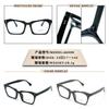 Nuevas gafas irregulares anti-luz azul, gafas retro versátiles para miopía, se pueden equipar con grados 66008