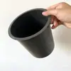 Manga Descartável Espessa Embutida com Abertura Reservada para Molde Abertura para Tubo de Drenagem Abertura para Tubo Reservada Vaso de Flores Balde Preto Manga