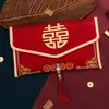 Sobres Rojos Brocados de Boda por Diez Mil Yuan, Sobres Rojos Creativos de Compromiso Estilo Chino Nuevo, Sobres Rojos para Ceremonia de Té de Boda al por Mayor