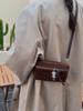 Bolso Pequeño Retro Transfronterizo para Mujer 2026 Nuevo Bolso Cuadrado Pequeño de Gamuza Bolso Cruzado Simple Versátil para Teléfono Móvil