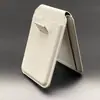 Adecuado para iPhone 16 Soporte Magnético para Tarjetas Cuero Apple 15/14/13 Teléfono Móvil Pegatina Trasera Magnética Fuerte Soporte para Tarjetas Deslizante