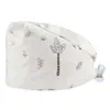 Gorro de Trabajo para Clínica Transfronteriza, Gorro Quirúrgico de Copa Redonda, Gorro sin Visera para Personal Médico, Gorro con Amarre Trasero, Gorro Protector
