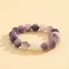 Lema de seis caracteres Flor Flotante Bodhi Anillo Corredor Pulsera Danza del León Bandeja de Juego para Hombres y Mujeres Dedos Suaves Raíz de Bodhi Wen Juego Cuentas de Buda Adornos para Manos