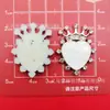 Etiqueta de Letra Número Oso Estilo Luna Chanel Simulada Accesorios de Plástico DIY para Fundas de Teléfono y Zuecos