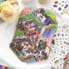 Papermore Adesivos Série Cantinho Pequeno 9ª Edição Decoração de Cena Diário Colagem Adesivos Decorativos 4 Folhas em 2 Estilos