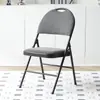 Banqueta Simples Cadeira com Encosto Cadeira de Computador Cadeira de Conferência Cadeira de Treinamento Cadeira de Escritório Portátil Quarto Casa Cadeira Dobrável