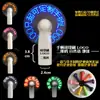 Ventilador Elétrico Pequeno Piscante com Personagens Piscantes Mini Portátil Brinquedo de Estudante Portátil à Pilha LED Emissor de Luz Pequeno DIY Personalizado