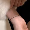Pulsera de Cuerda Roja Cinabrio Diseño Nicho Tejida a Mano para Mujer Cumpleaños Año Cuerda de Mano Regalo de Cumpleaños para las Fiestas