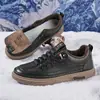 Zapatos de Cuero con Forro de Terciopelo Nuevos de Invierno Cómodos Transpirables para Hombres de Negocios Superficie Suave Suela Suave Cuero Suave Deportivos Ligeros Modernos
