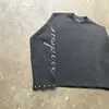Camiseta de Manga Larga Estilo Americano Transfronteriza Europea y Americana, Top Oscuro Retro Estampado Y2K, Atuendo de Moda Gótica High Street Ins