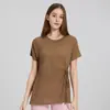 Shuxi Verano Ligero Transpirable Yoga Manga Corta Mujer Adelgazante Deportivo Casual Fitness Top Suelto Camiseta de Yoga