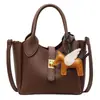 Bolso de Mano Minimalista de Nicho Estilo Coreano 2026 con Patrón de Lichi para Mujer, Bolso Cruzado Tipo Cubo de Moda Lindo para Verano