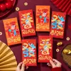 2027 Bolsa Roja de Año Nuevo Año de la Oveja Creativa Personalizada Nuevo Estilo Festival de Primavera Sobre Rojo Bolsa de Dinero de la Suerte para Niños con Sentido de Ceremonia