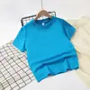 Camiseta Infantil de Manga Curta 100% Algodão 200g, Gola Redonda, Uniforme Escolar Soltinho, Roupa para Atividades, Jardim de Infância, Unissex, Cor Sólida, Gramatura Pesada, Verão