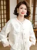 Nuevo Cárdigan de Primavera Estilo Chino para Madres, Top Tradicional Estilo Chino, Ropa para Mujeres de Mediana Edad y Mayores, Elegante Abrigo de Primavera y Otoño para Señoras