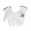Guantes de Terciopelo Cálido de Invierno Piel de Oveja Soldadura Hilo Ignífugo Resistente al Desgaste Aislamiento Térmico Soldador Soldadura por Arco de Argón Guantes Suaves de Piel de Oveja