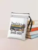 Bolsa para Libros Bolsa de Almacenamiento Portátil Cubierta Personalizada para Libros Cubierta Protectora Entusiastas de la Lectura de Libros Bolsa de Almacenamiento Impresa