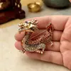 Broche del Zodiaco Chino Dragón, Broche de Metal Vintage, Nuevo Accesorio para Chaqueta de Traje Estilo Chino, Broche de Regalo