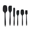Set de Utensilios de Silicona para Hornear Más Vendidos Transfronterizos, Set Desmontable de 6 Piezas, Espátula de Grado Alimenticio para Cocina, Brocha para Crema, Set de Raspadores