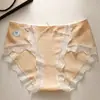 Hilo de Color Puro Deseo Algodón Puro Natural Ropa Interior Femenina Sin Costuras Ampliado Algodón Antibacteriano Entrepierna Algodón de Grado A Calzones para Bebé