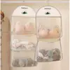 Bolsa colgante de nuevo estilo para guardar ropa interior, calcetines y lencería, herramienta colgante para organización y almacenamiento del hogar, bolsa de almacenamiento de malla transpirable