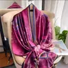 Bufanda Grande de Seda para Transmisión en Vivo para Mujeres, Bufanda Larga de Gasa para Primavera, Otoño y Verano, Regalo para Madres y Personas Mayores, Chal Grande, Bufanda Delgada de Doble Propósito