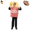 Adereços de Performance de Batata Frita Estilo Adulto para Halloween Fantasia Baile de Máscaras Cosplay Desfile de Moda Traje de Role-Playing