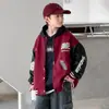 Jaqueta baseball masculina, novo modelo primavera e outono 2026, agasalho infantil de outono, estilo de rua moderno, jaqueta legal e estilosa para crianças maiores