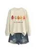 El otoño es mi favorito Amazon eBay sitio independiente moda versátil mujer cuello redondo manga larga sudadera