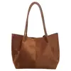 Otoño e Invierno Gran Capacidad Retro Gamuza 2026 Nuevo Casual Viaje Diario Hombro Único Portátil Bolsa Madre-Hijo Bolsa Tote