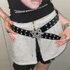 Cinto de Estrela de Cinco Pontas Amor Y2K Americano Indústria Pesada Design de Personalidade Nicho Feminino Cinto com Inlays Acessórios para Jeans