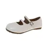 Zapatos Mary Jane para mujer para el verano de 2026, zapatos planos que no cansan los pies, suelas suaves, adecuados para combinar con faldas, estilo retro francés poco profundo
