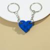 Dois em um chaveiro de blocos de montar amor pode ser separado chaveiro de casal amizade família presente Qixi pendente para celular