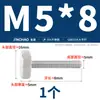 Tornillo moleteado de acero inoxidable 304 Perno de ajuste giratorio a mano Cabeza plana grande Cabeza redonda Publicidad M3-M10Gb835