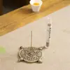 Suporte de Incenso de Liga de Oito Direções da Riqueza, Queimador de Incenso Estilo Chinês, Arte do Incenso Queimador de Incenso Horizontal Estilo Antigo, Ornamento de Suporte para Incenso